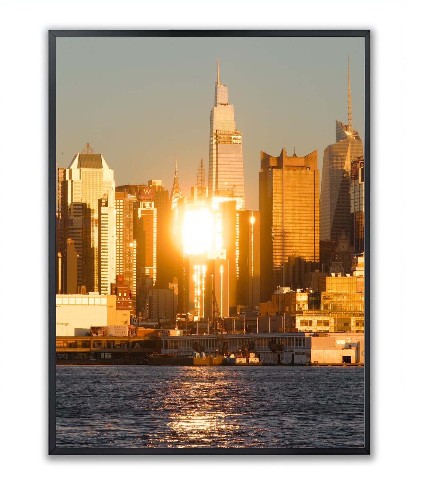 Sunset in the City - Framed Photography Print
