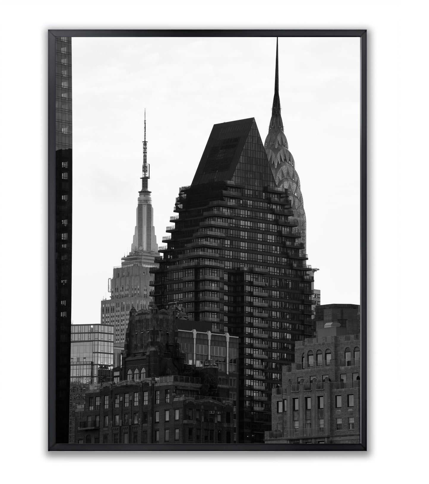Two Iconic buildings - Framed Photography Poster