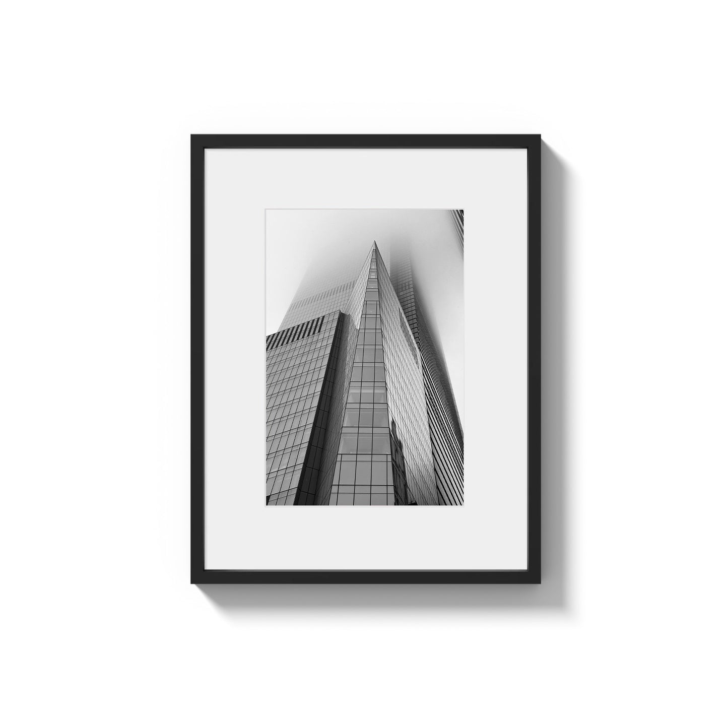 Hudson Yards in Fog - Framed Photography Print