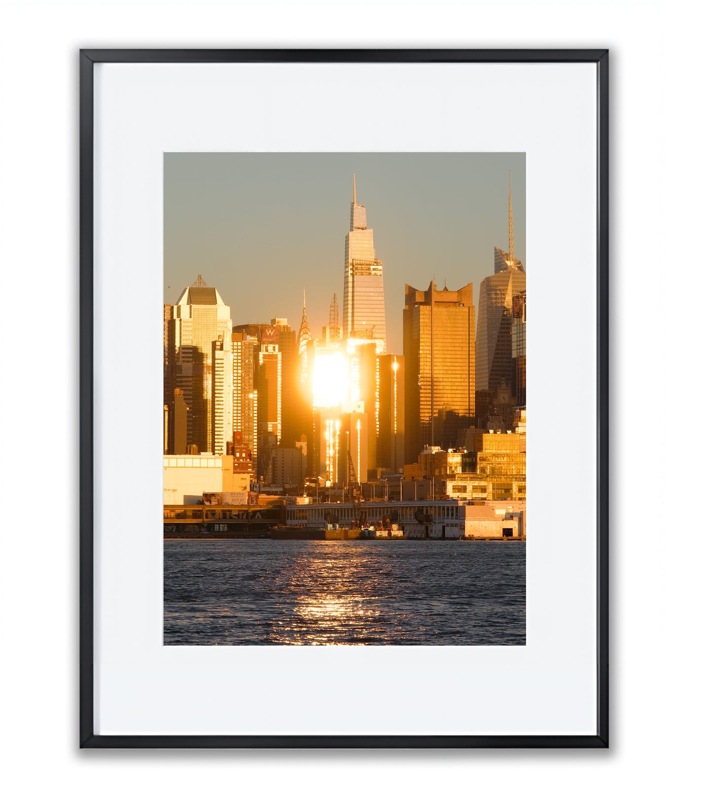 Sunset in the City - Framed Photography Print