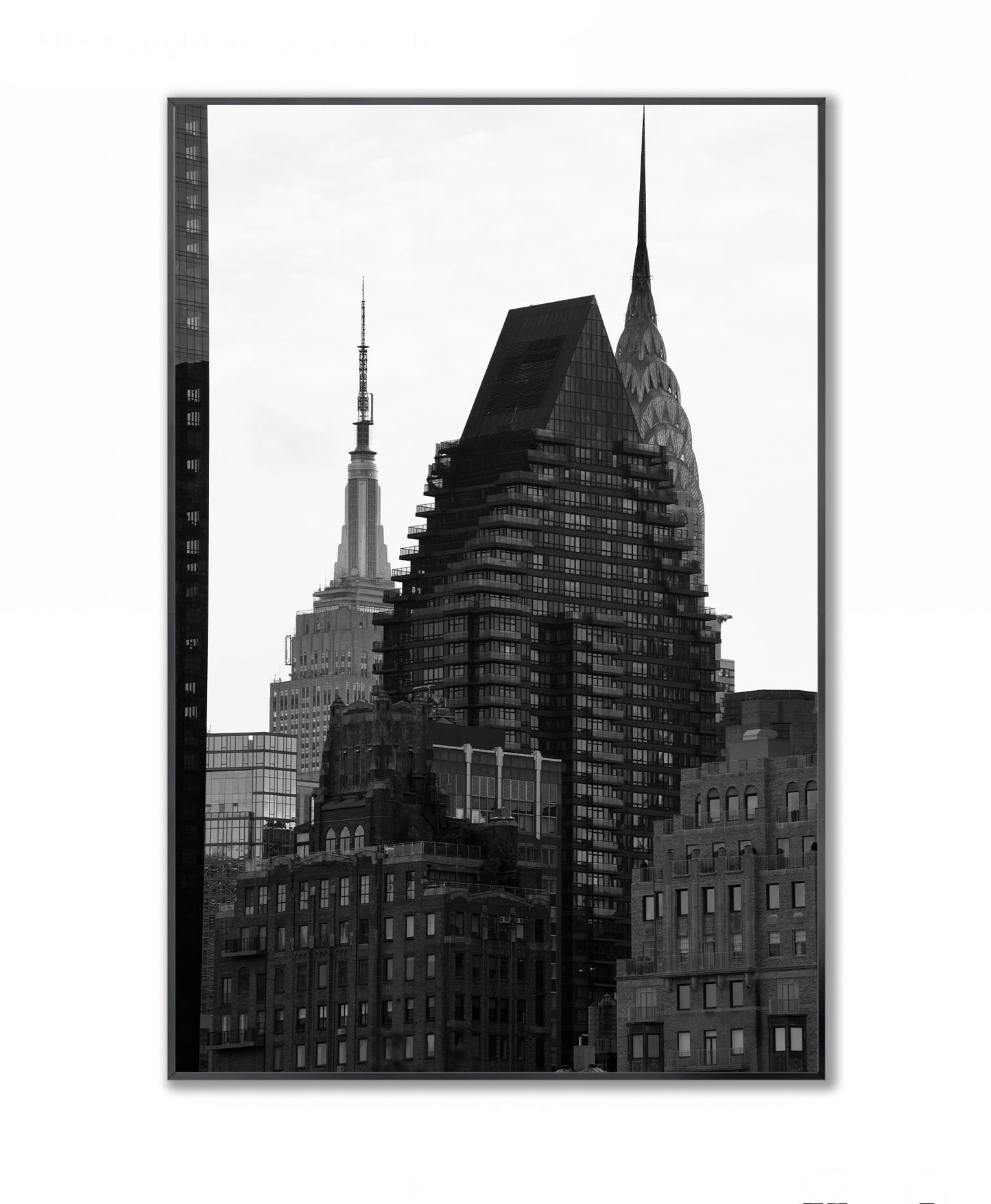 Two Iconic buildings - Framed Photography Poster