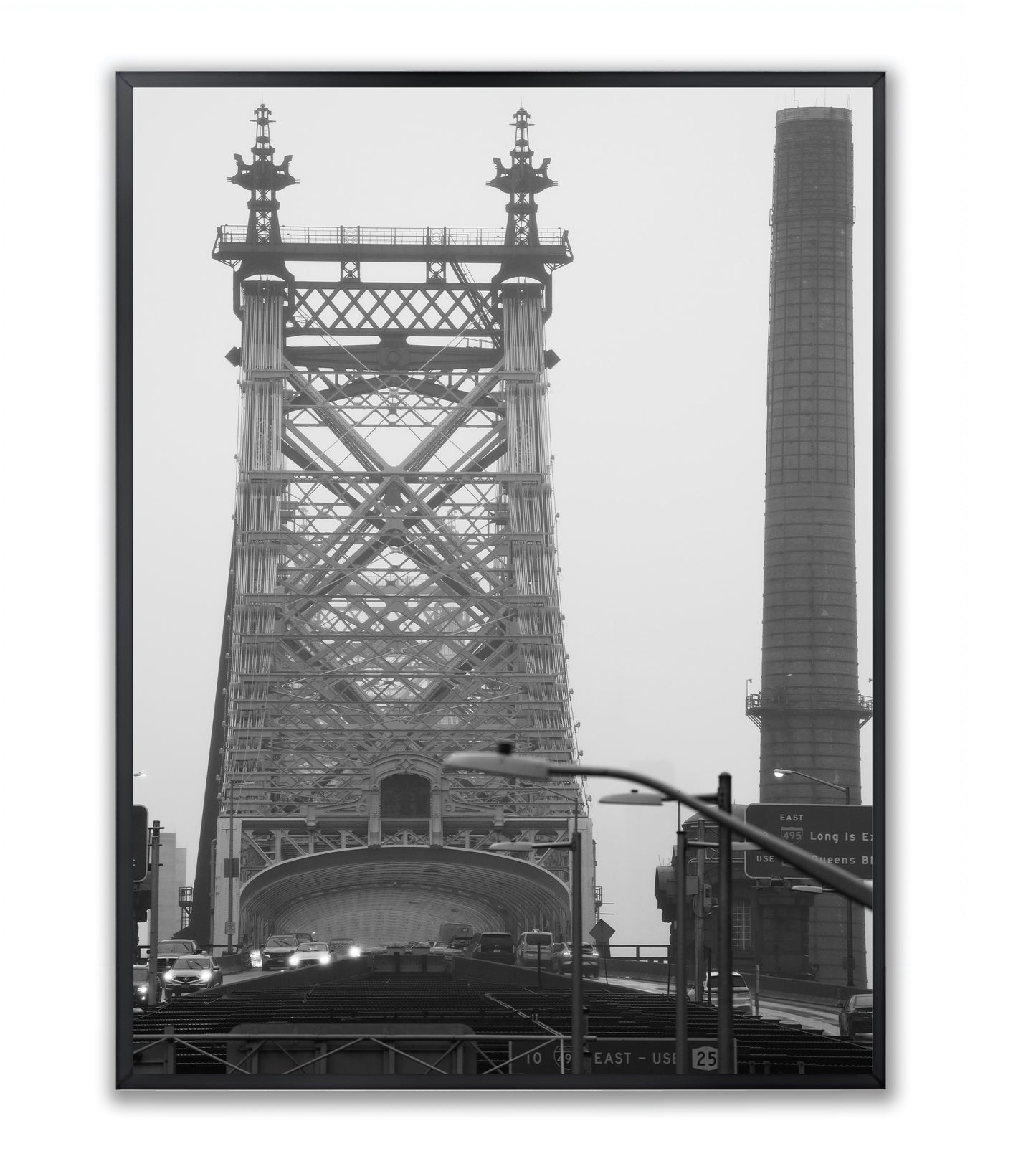 Iron Giant: Framed Queensboro Bridge - Framed Photography Print