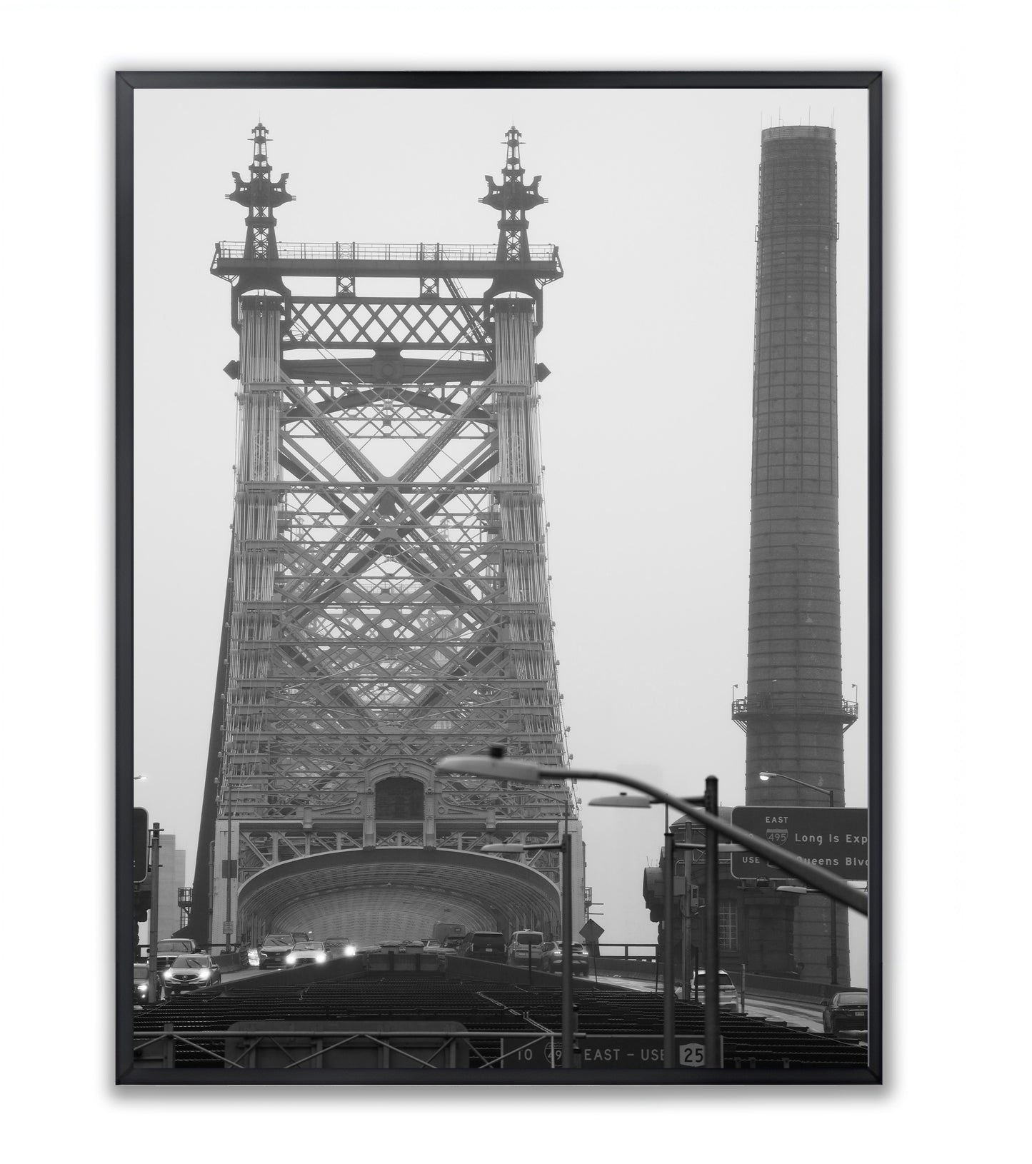 Iron Giant: Framed Queensboro Bridge - Framed Photography Print