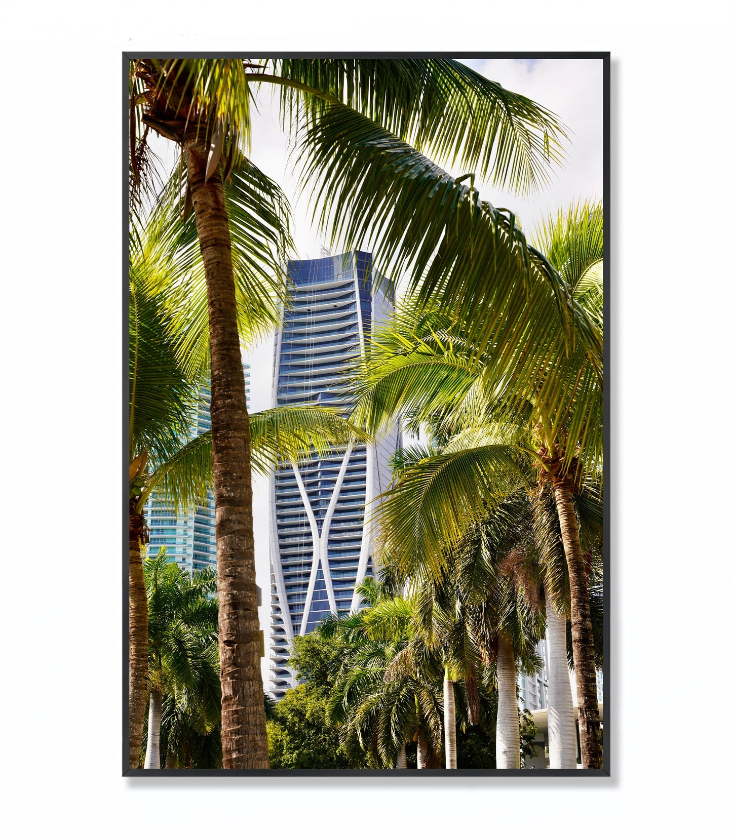 Skyscraper by Zaha Hadid in Miami - Framed Photography Print