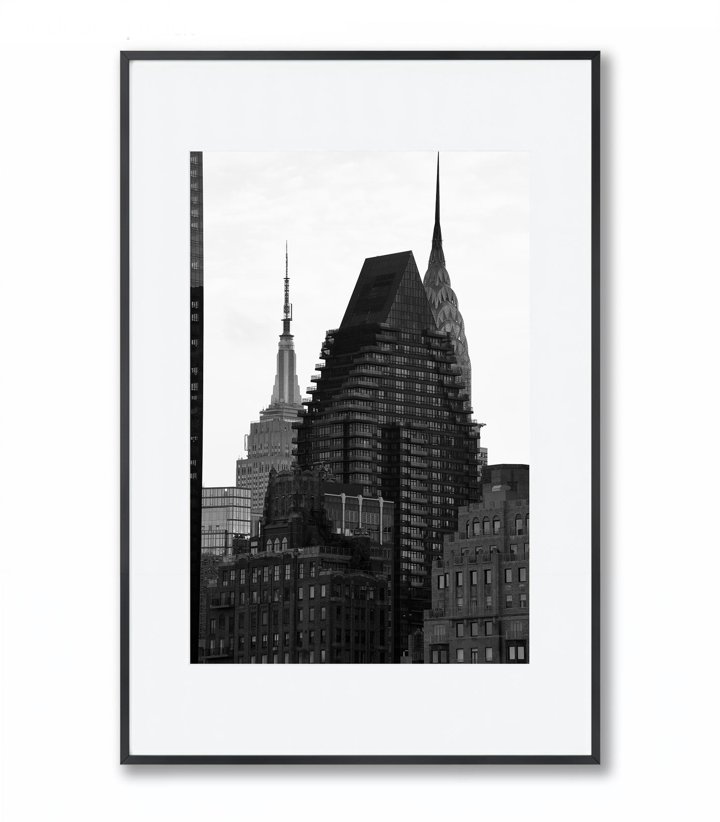 Two Iconic buildings - Framed Photography Poster