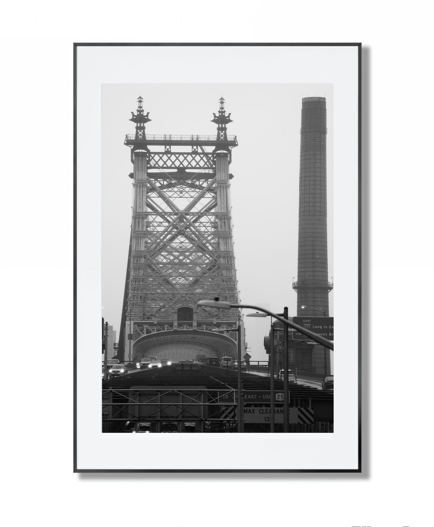 Iron Giant: Framed Queensboro Bridge - Framed Photography Print