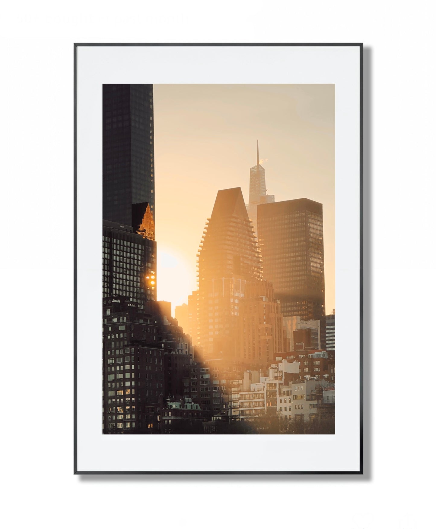 Manhattan Golden Hour - Framed Photography Print