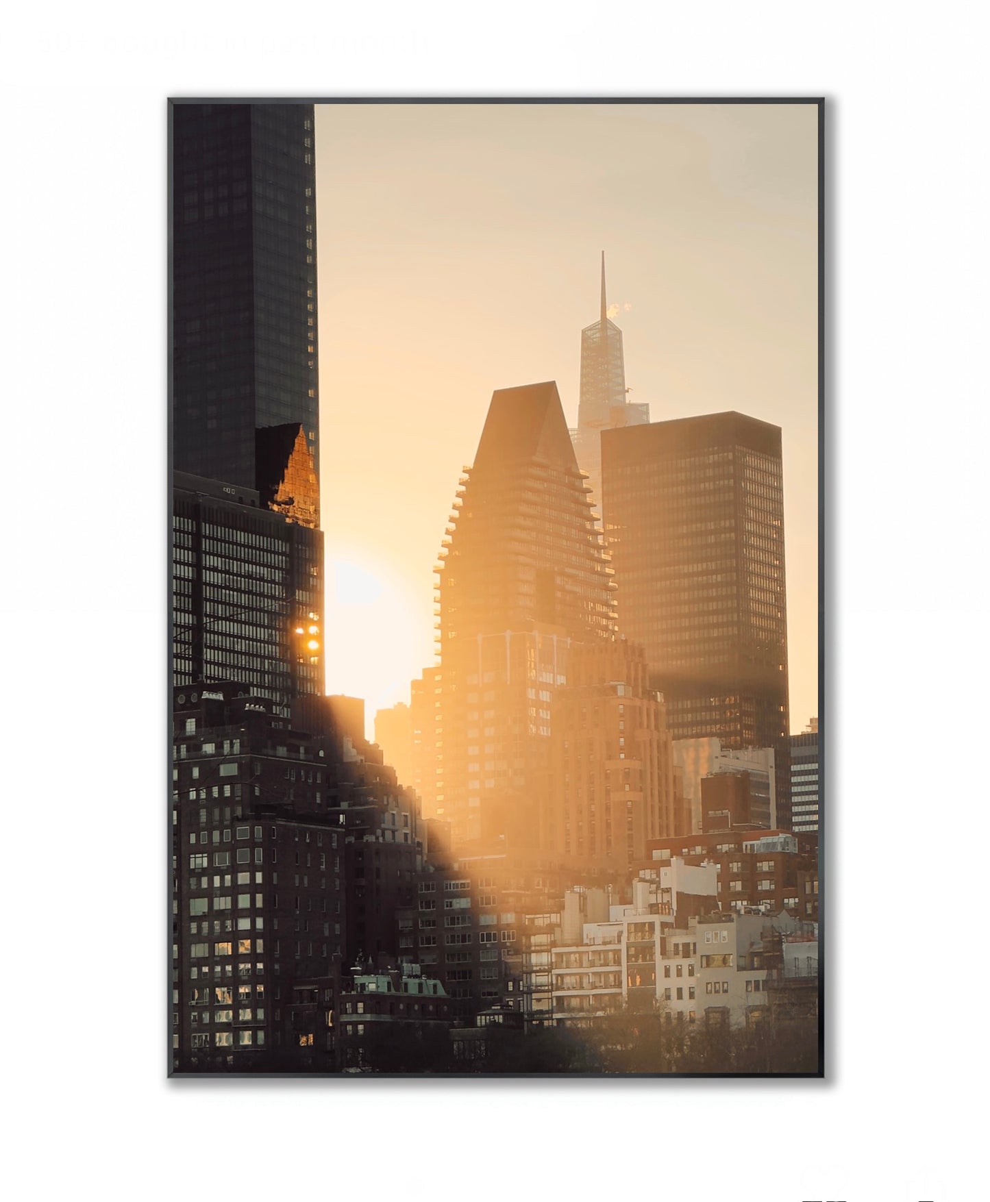 Manhattan Golden Hour - Framed Photography Print