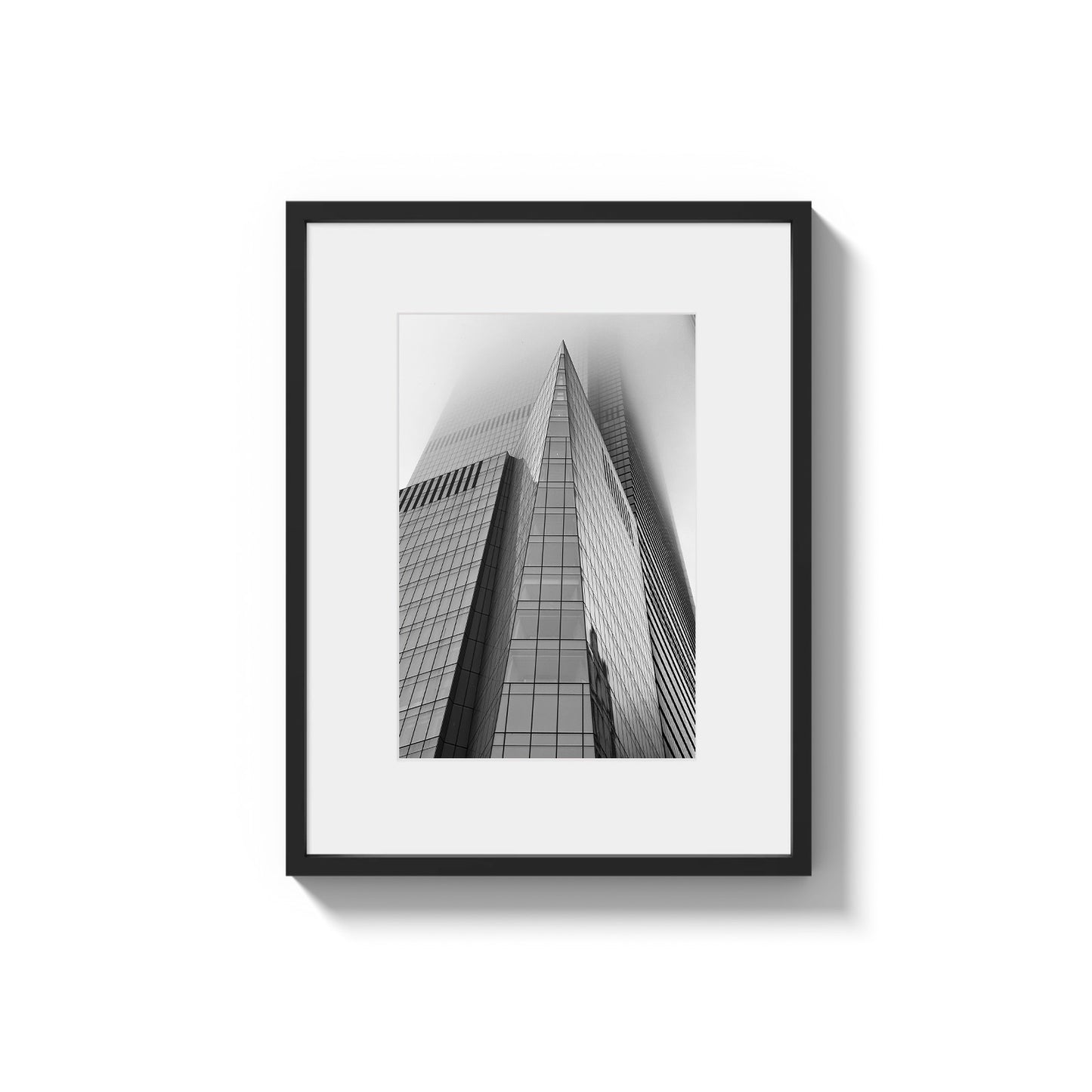 Hudson Yards in Fog - Framed Photography Print