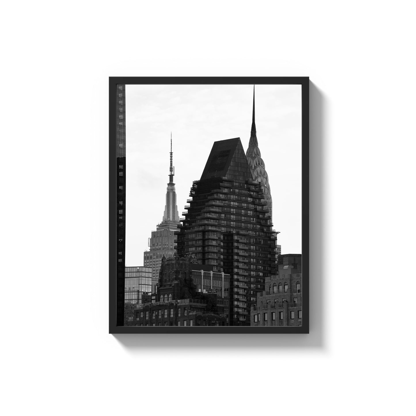 Two Iconic buildings - Framed Photography Poster