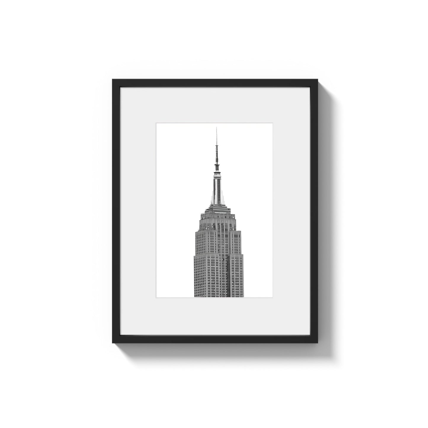 Minimalistic Icon Empire State - Framed Photography Print