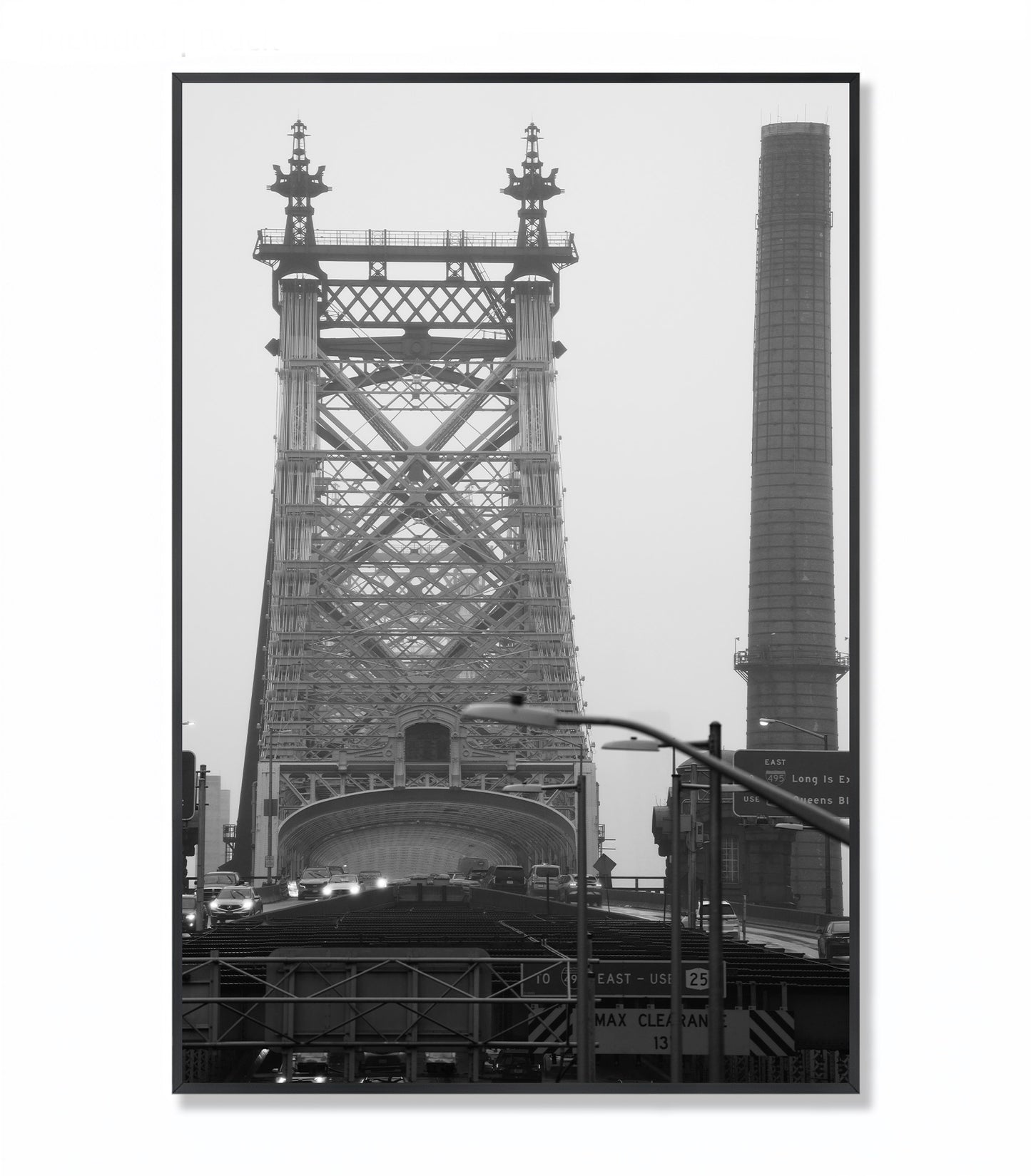Iron Giant: Framed Queensboro Bridge - Framed Photography Print