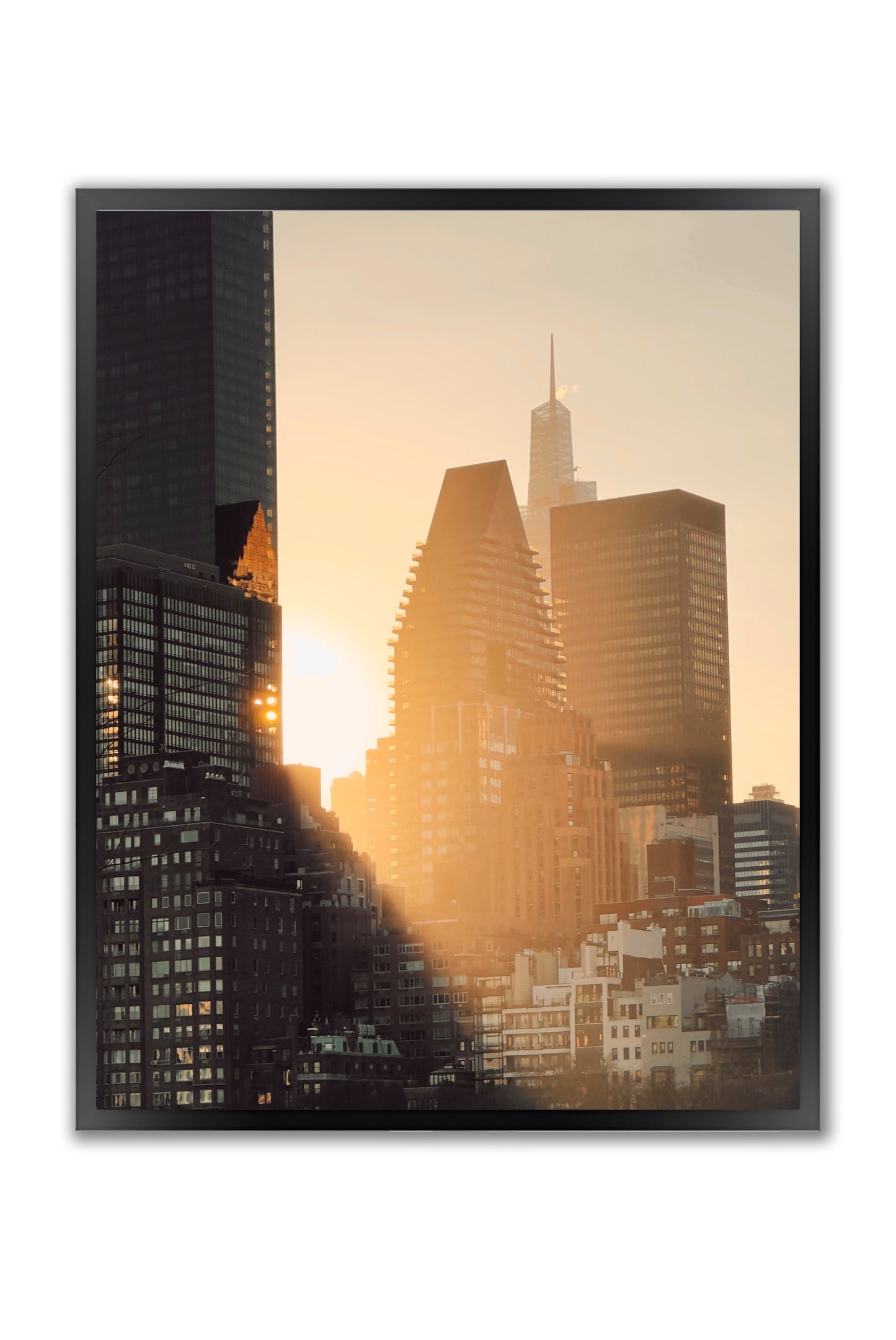 Manhattan Golden Hour - Framed Photography Print