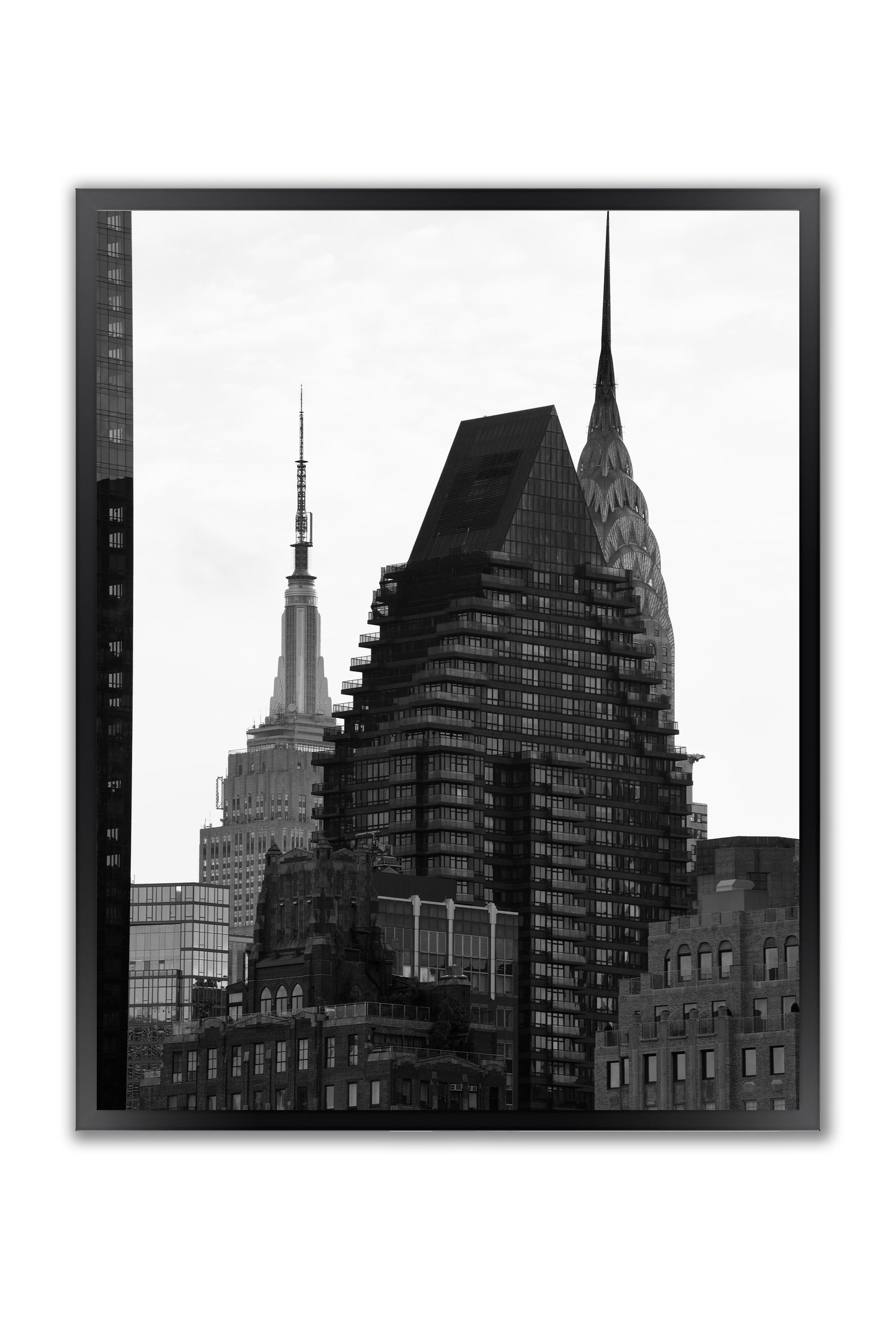 Two Iconic buildings - Framed Photography Poster