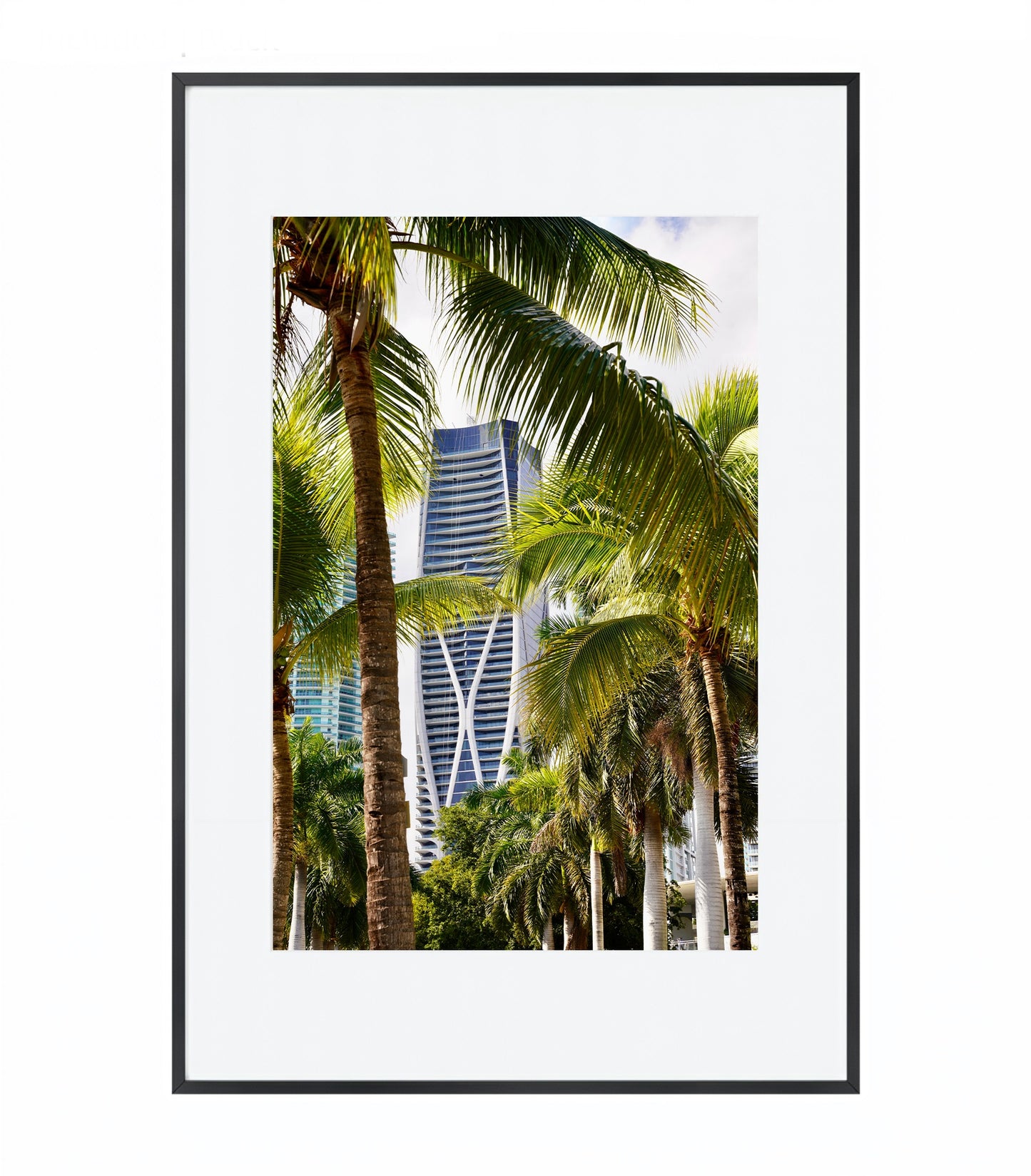 Skyscraper by Zaha Hadid in Miami - Framed Photography Print