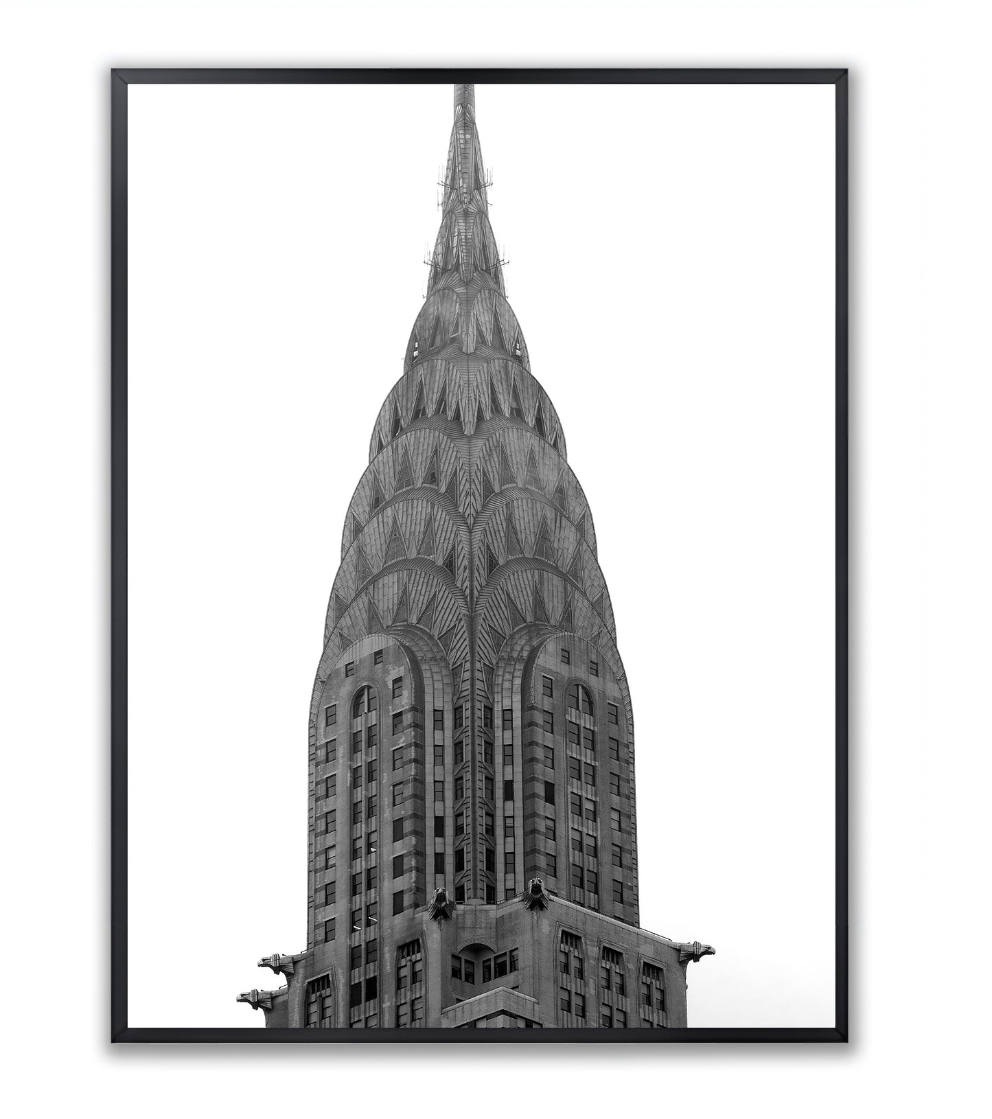 Skyscraper Jewel: Iconic Chrysler Building - Framed Photography Print
