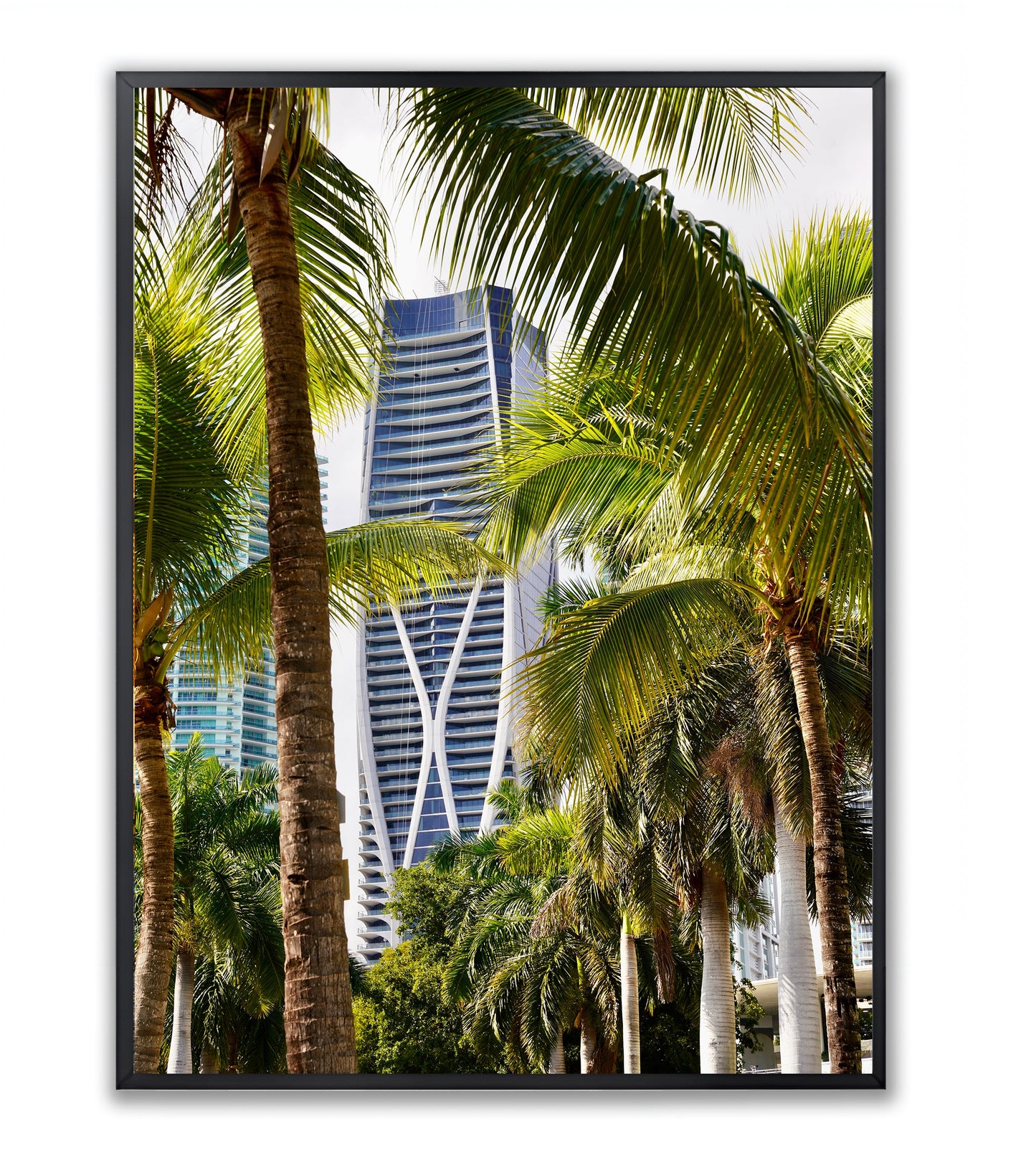 Skyscraper by Zaha Hadid in Miami - Framed Photography Print
