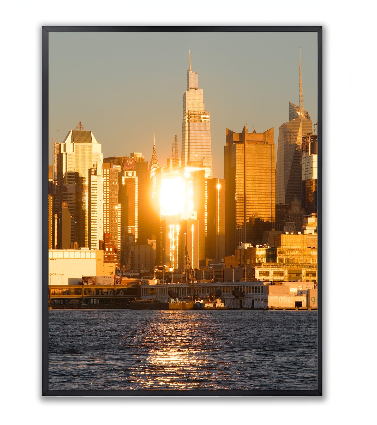 Sunset in the City - Framed Photography Print