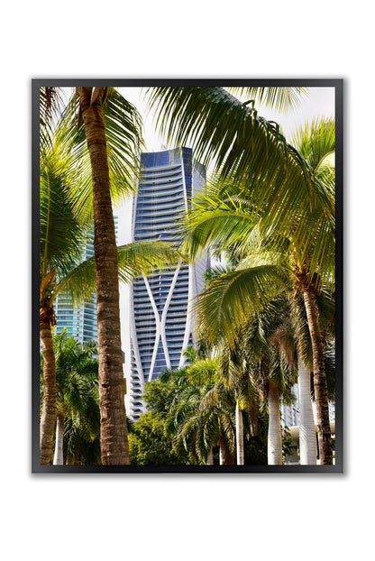 Skyscraper by Zaha Hadid in Miami - Framed Photography Print