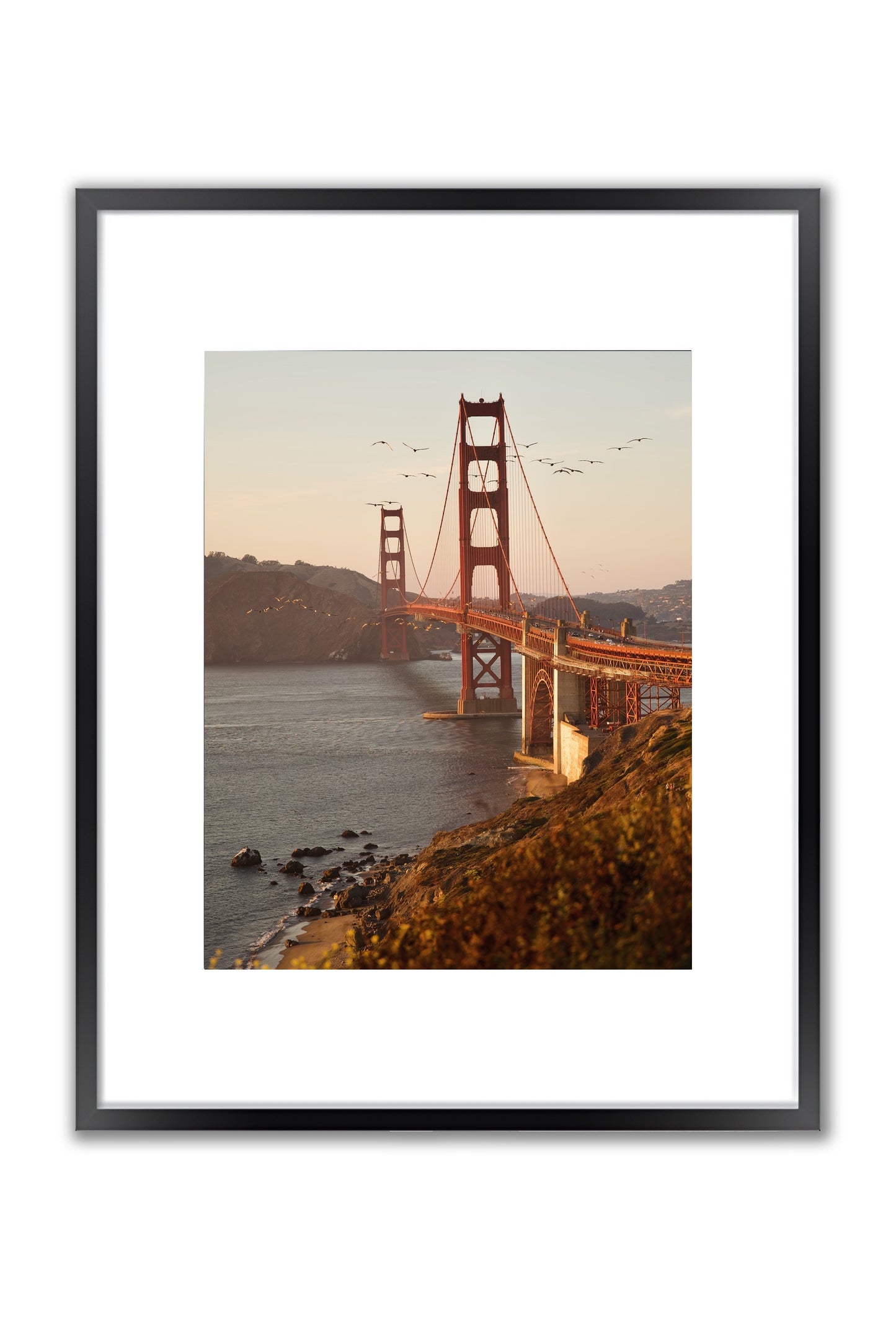 Golden Gates, San Francisco, California- Framed Photography Poster