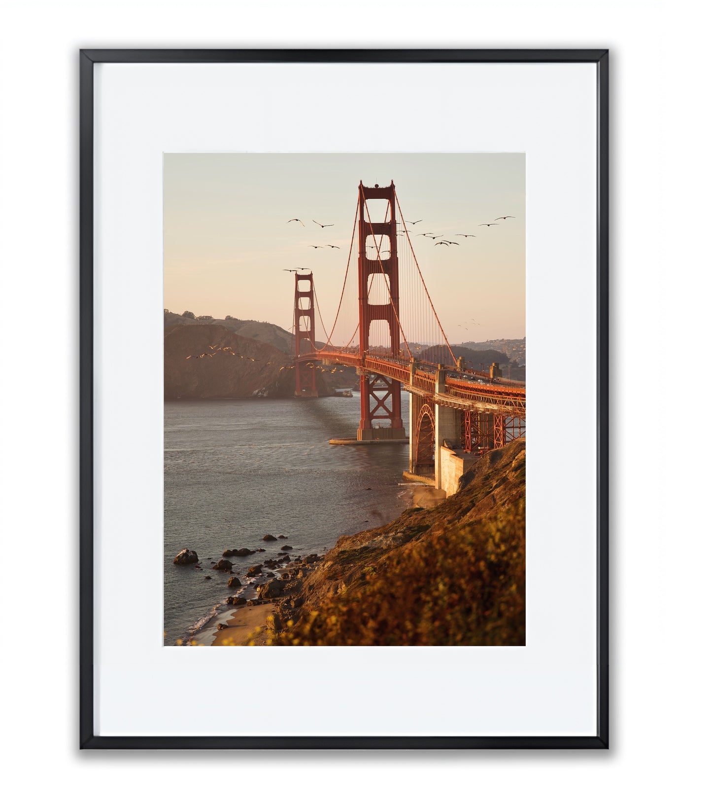 Golden Gates, San Francisco, California- Framed Photography Poster