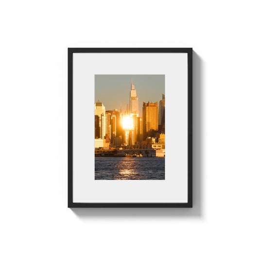 Sunset in the City - Framed Photography Print