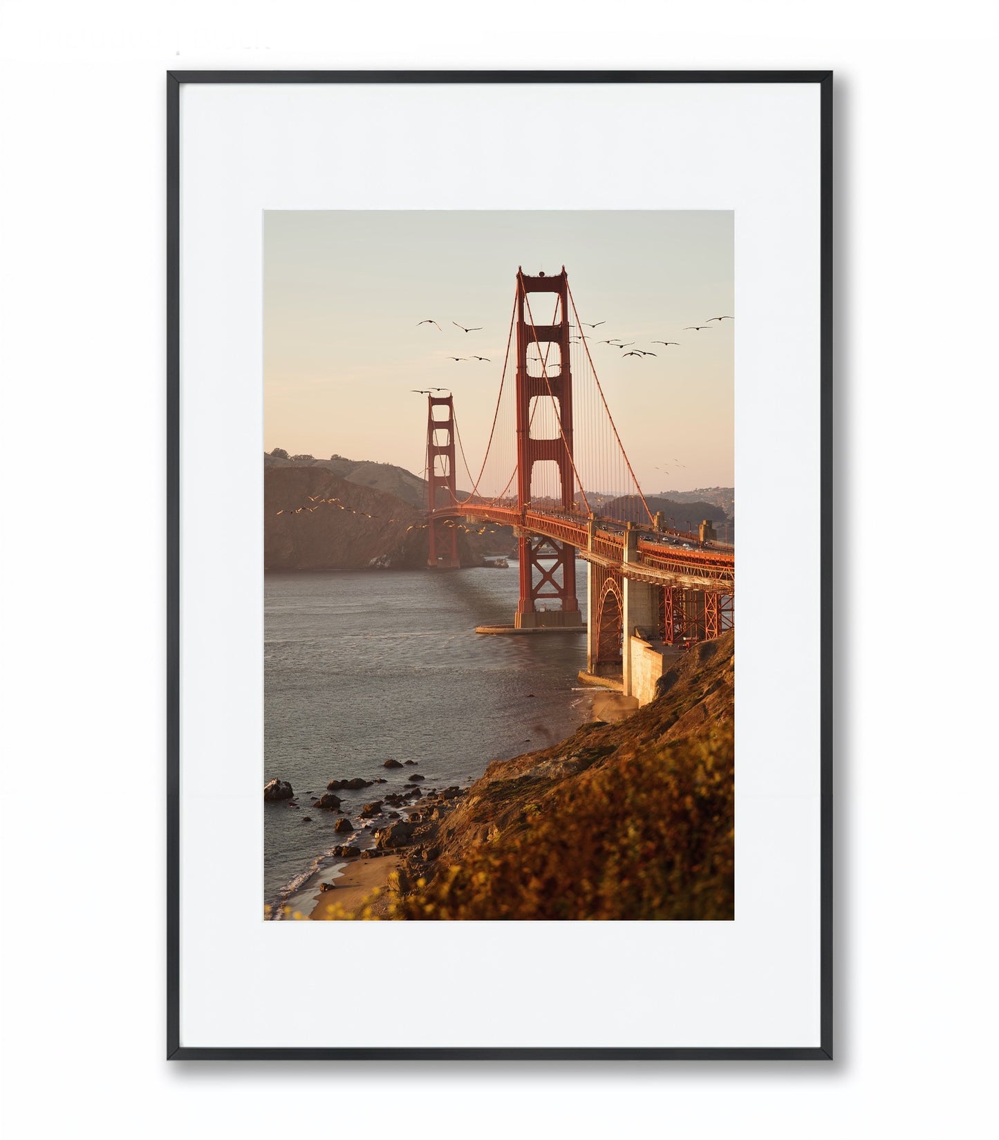 Golden Gates, San Francisco, California- Framed Photography Poster