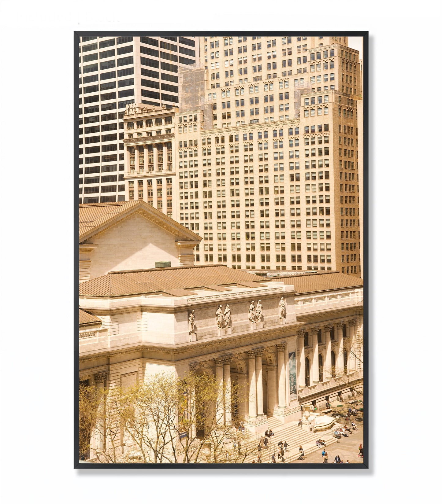 New York Public Library - Framed Photography Print