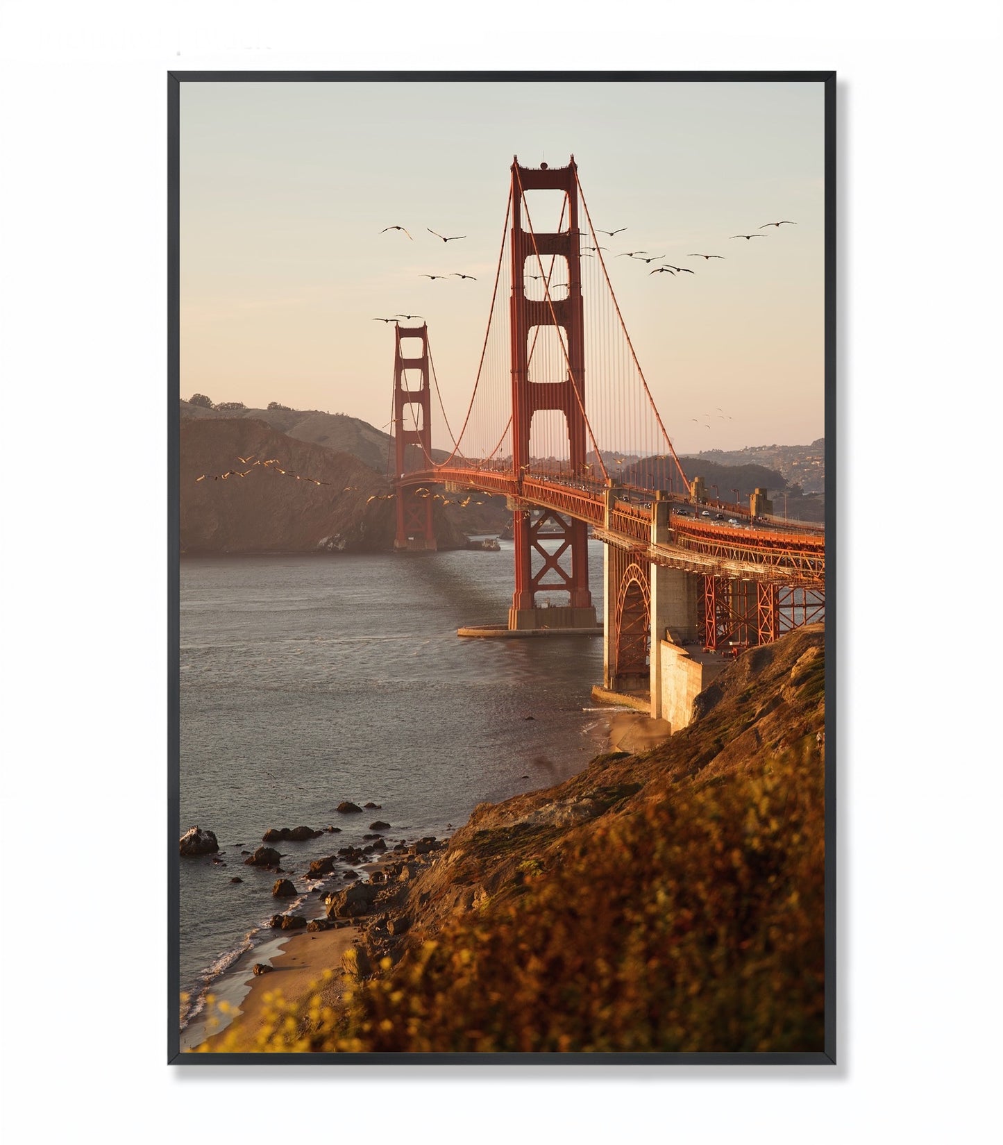 Golden Gates, San Francisco, California- Framed Photography Poster