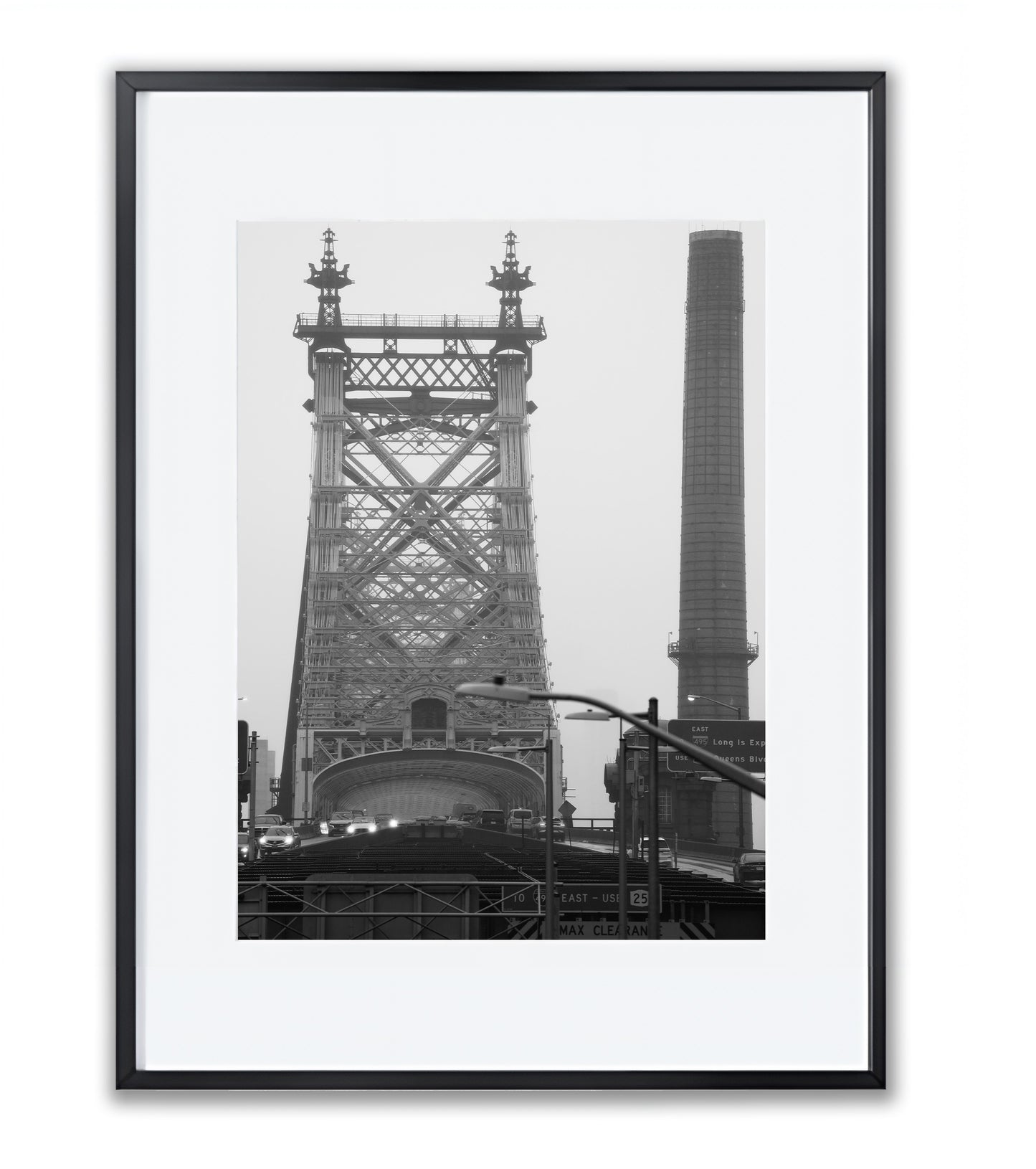 Iron Giant: Framed Queensboro Bridge - Framed Photography Print