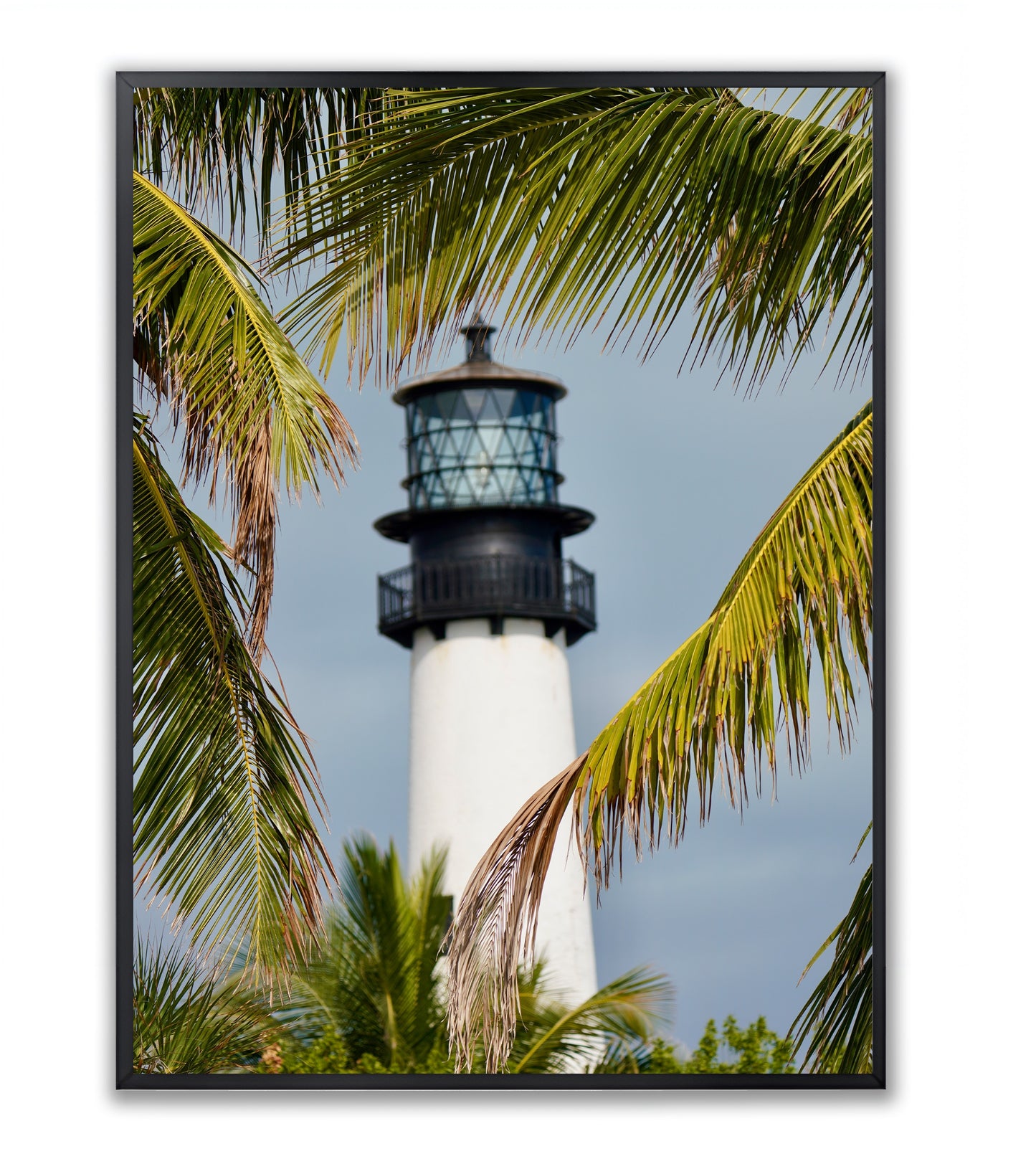Cape Florida - Miami Lighthouse - Framed Photography Print