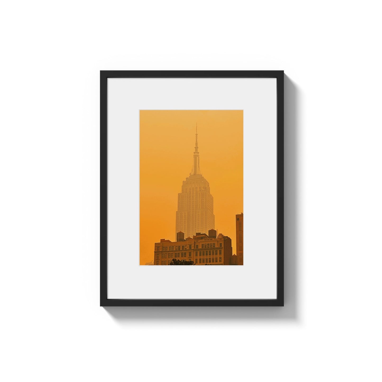 Empire State Under Canadian Smoke- Framed Photography Print