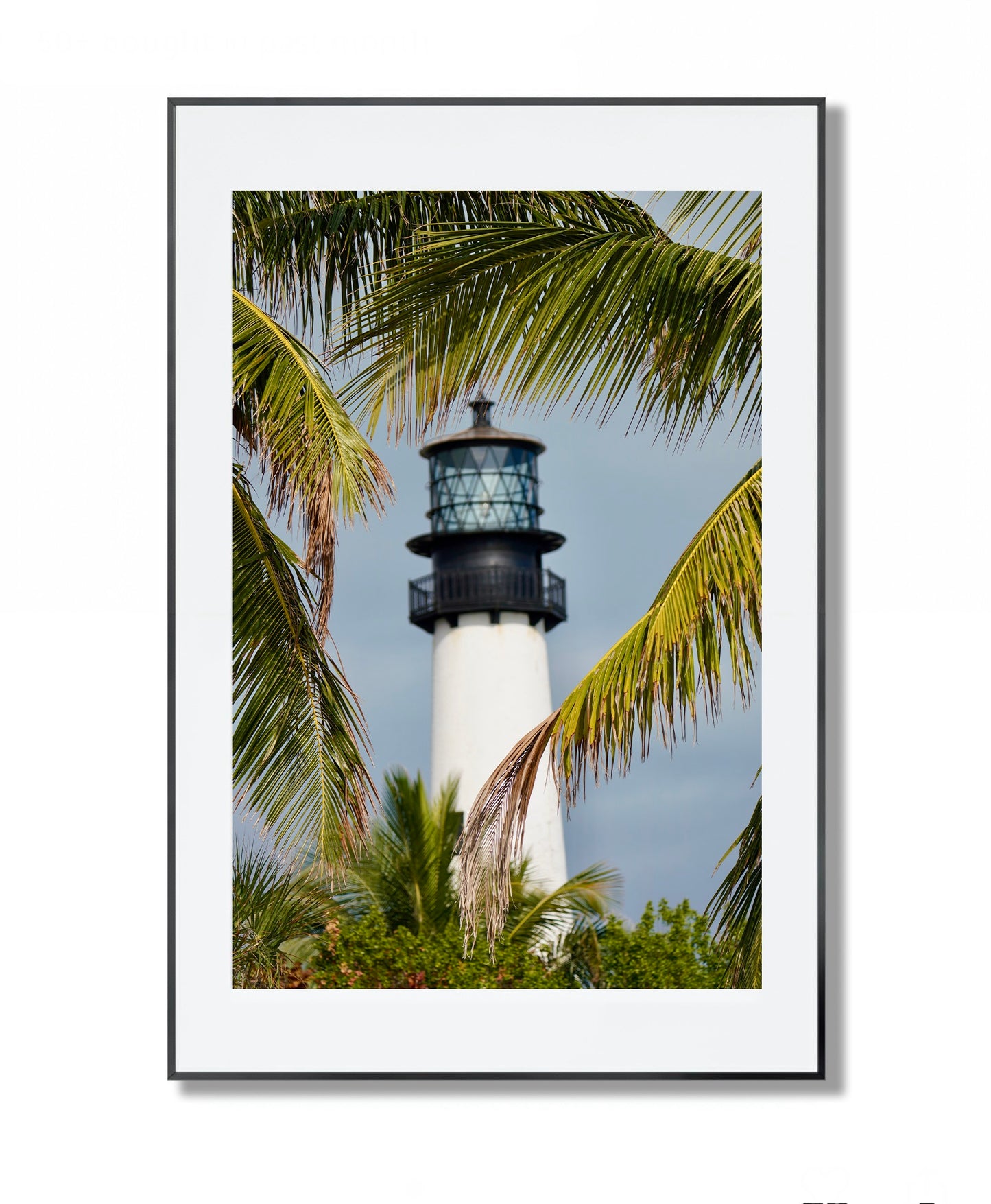Cape Florida - Miami Lighthouse - Framed Photography Print
