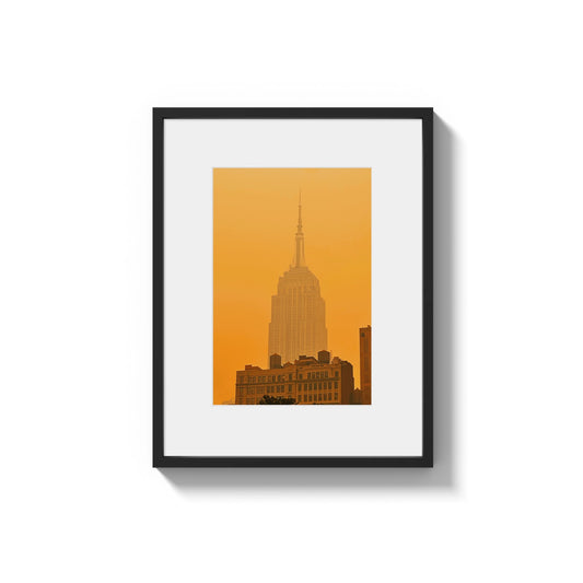 Empire State Under Canadian Smoke- Framed Photography Print