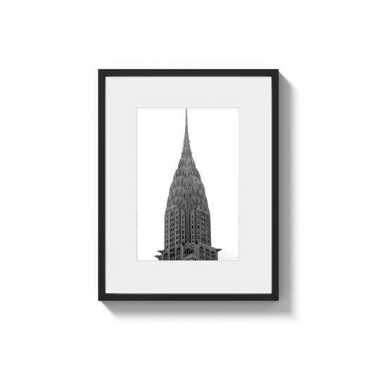 Skyscraper Jewel: Iconic Chrysler Building - Framed Photography Print