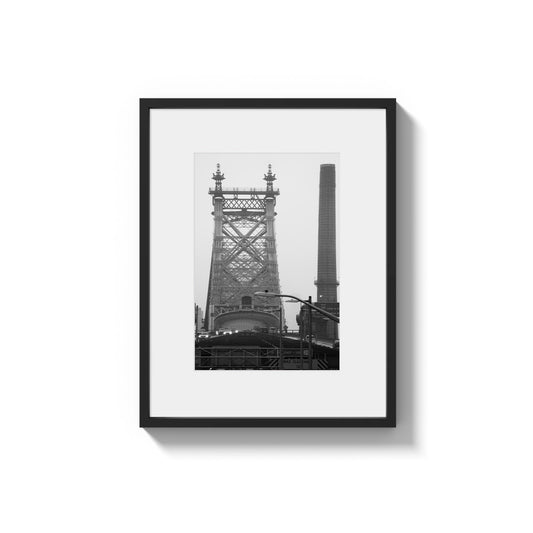 Iron Giant: Framed Queensboro Bridge - Framed Photography Print