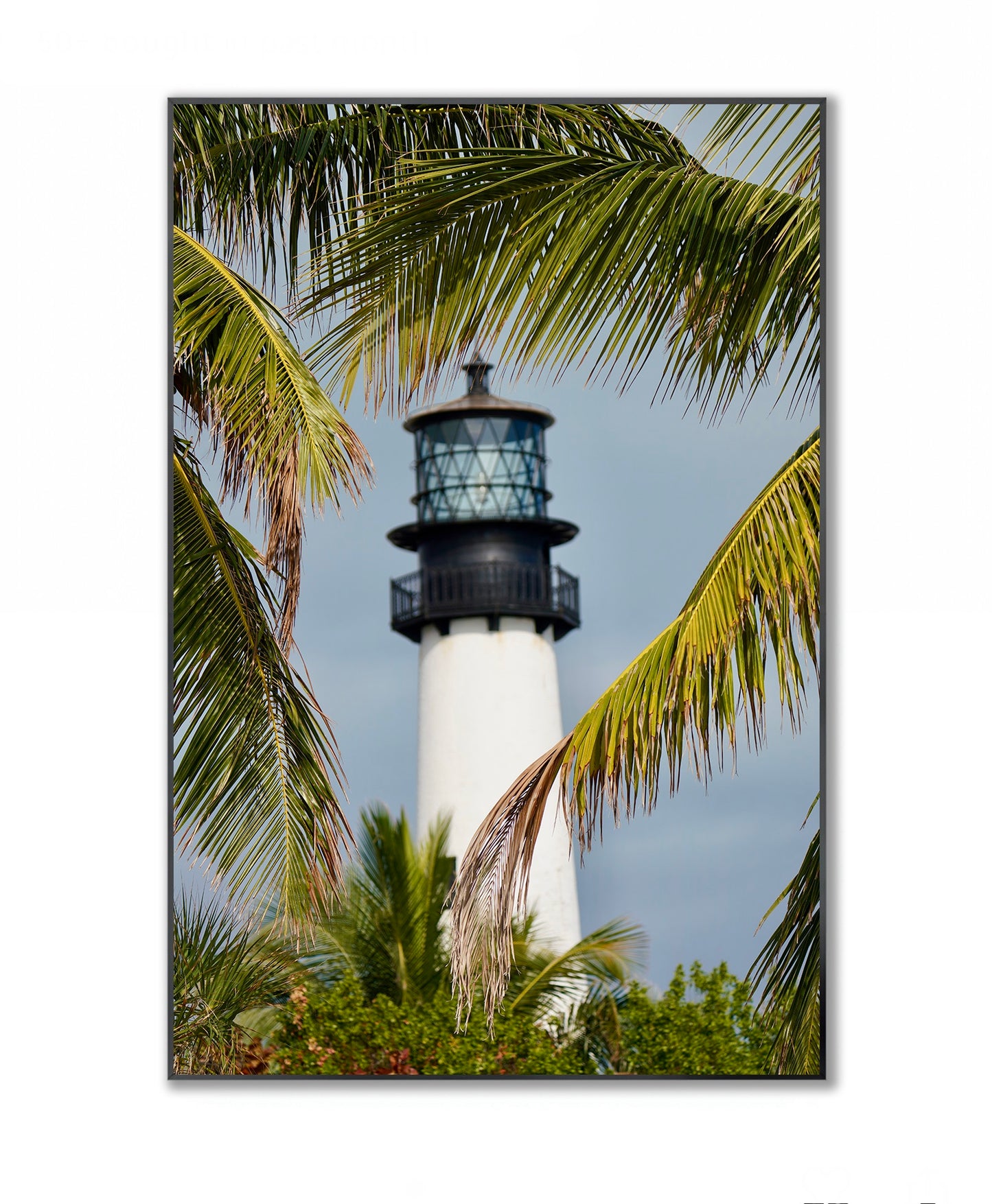 Cape Florida - Miami Lighthouse - Framed Photography Print