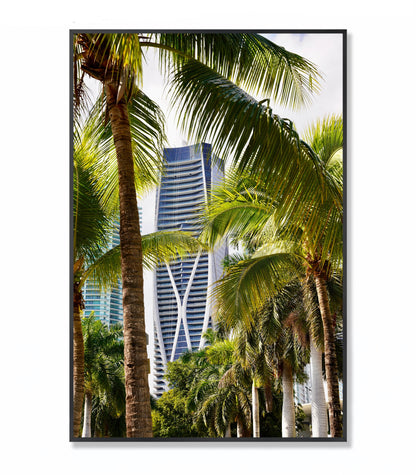 Skyscraper by Zaha Hadid in Miami - Framed Photography Print