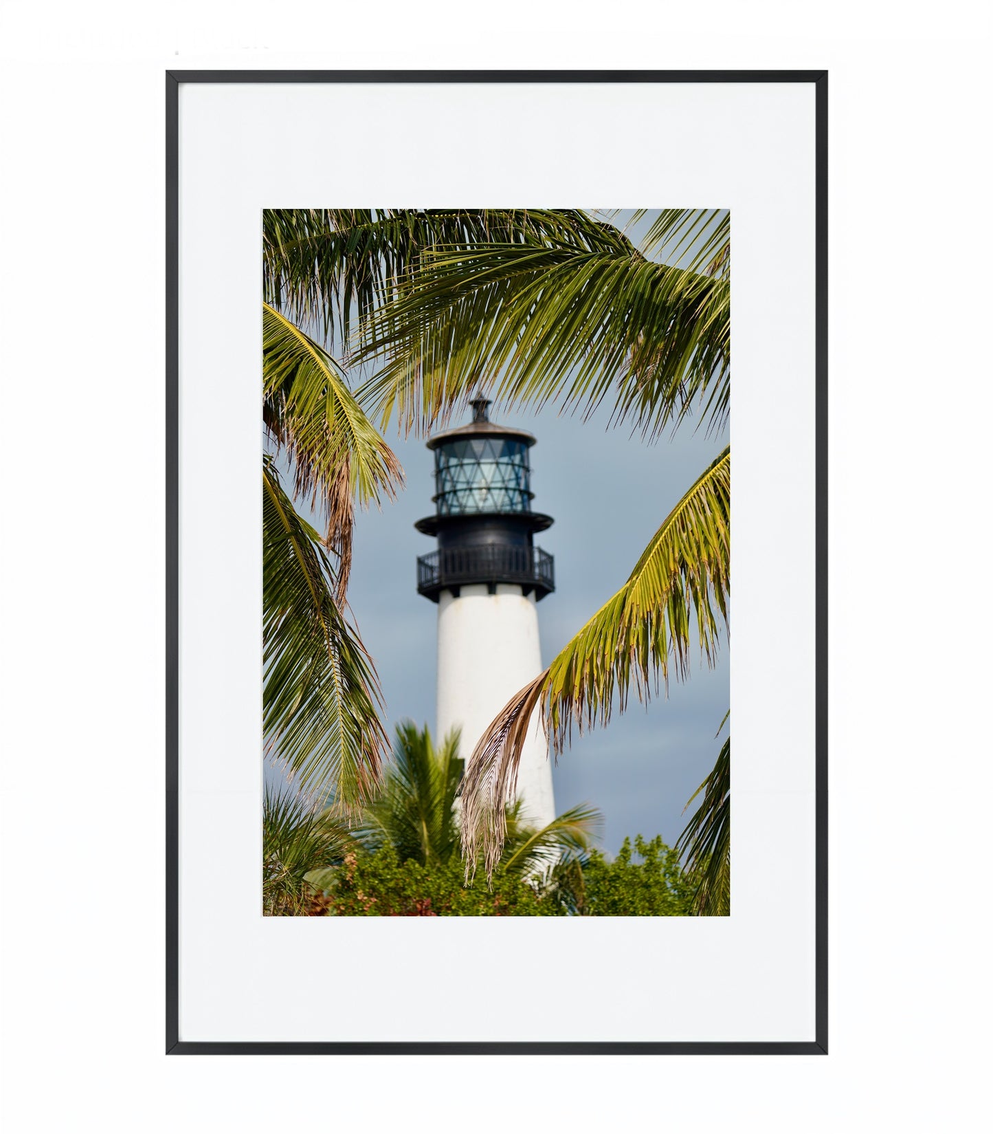 Cape Florida - Miami Lighthouse - Framed Photography Print