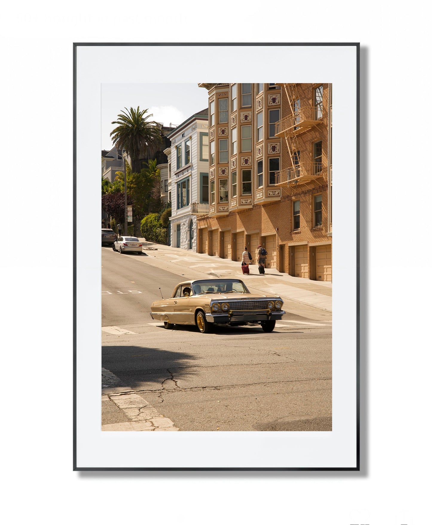 San Francisco Streets: Vintage Car - Framed Photography Print