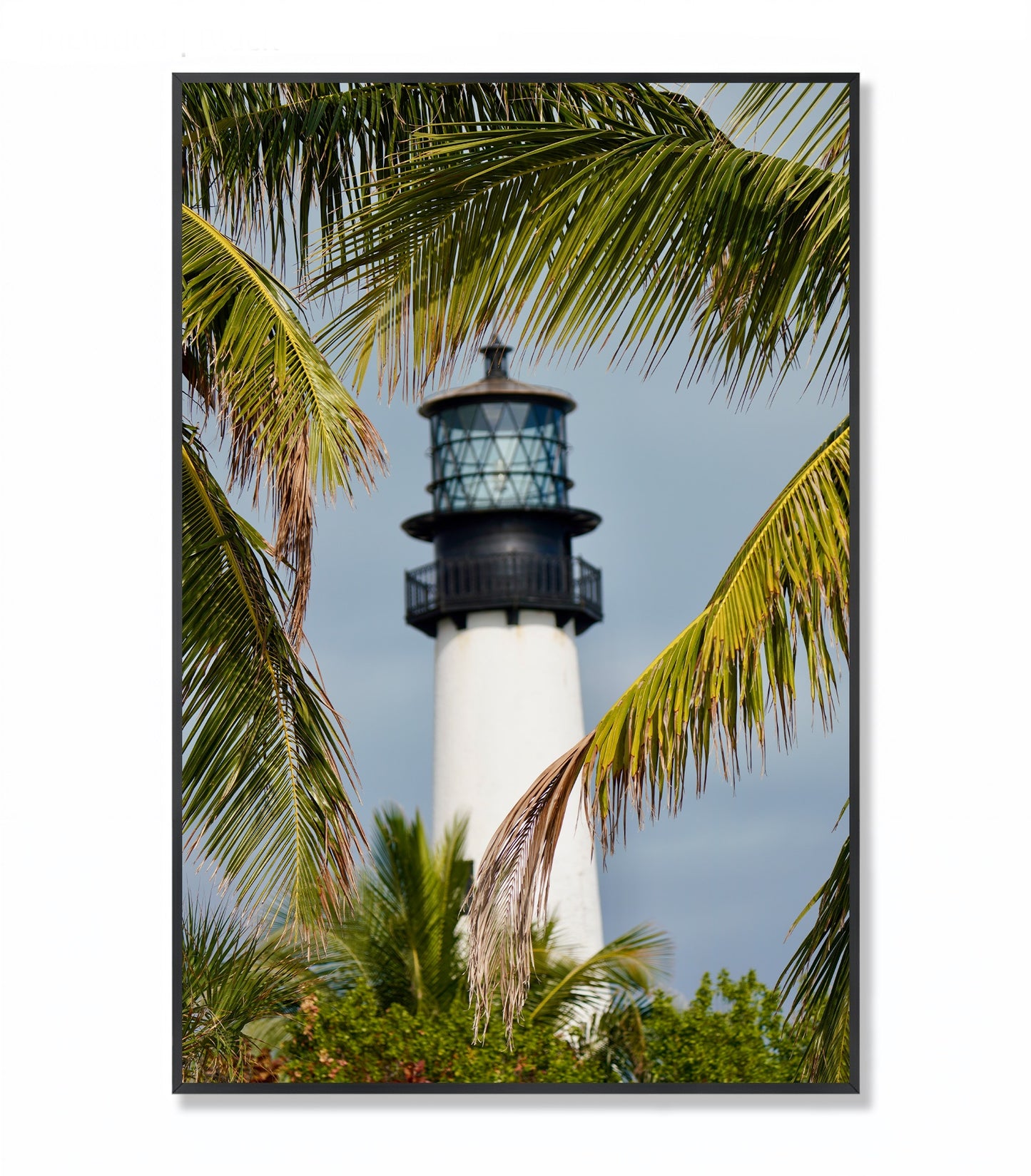 Cape Florida - Miami Lighthouse - Framed Photography Print