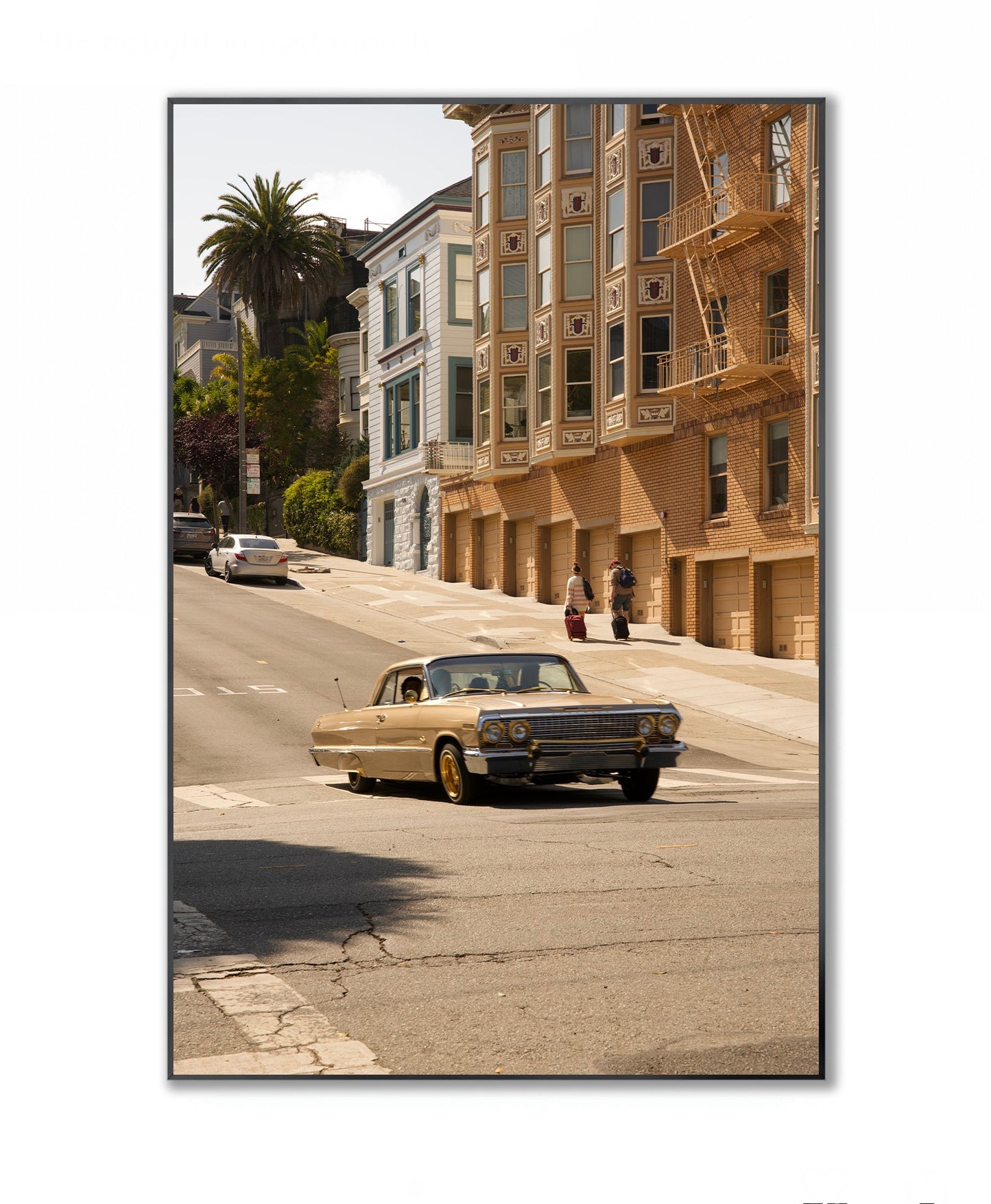 San Francisco Streets: Vintage Car - Framed Photography Print