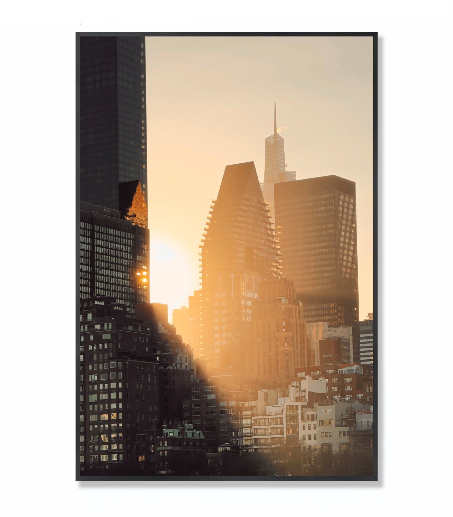 Manhattan Golden Hour - Framed Photography Print