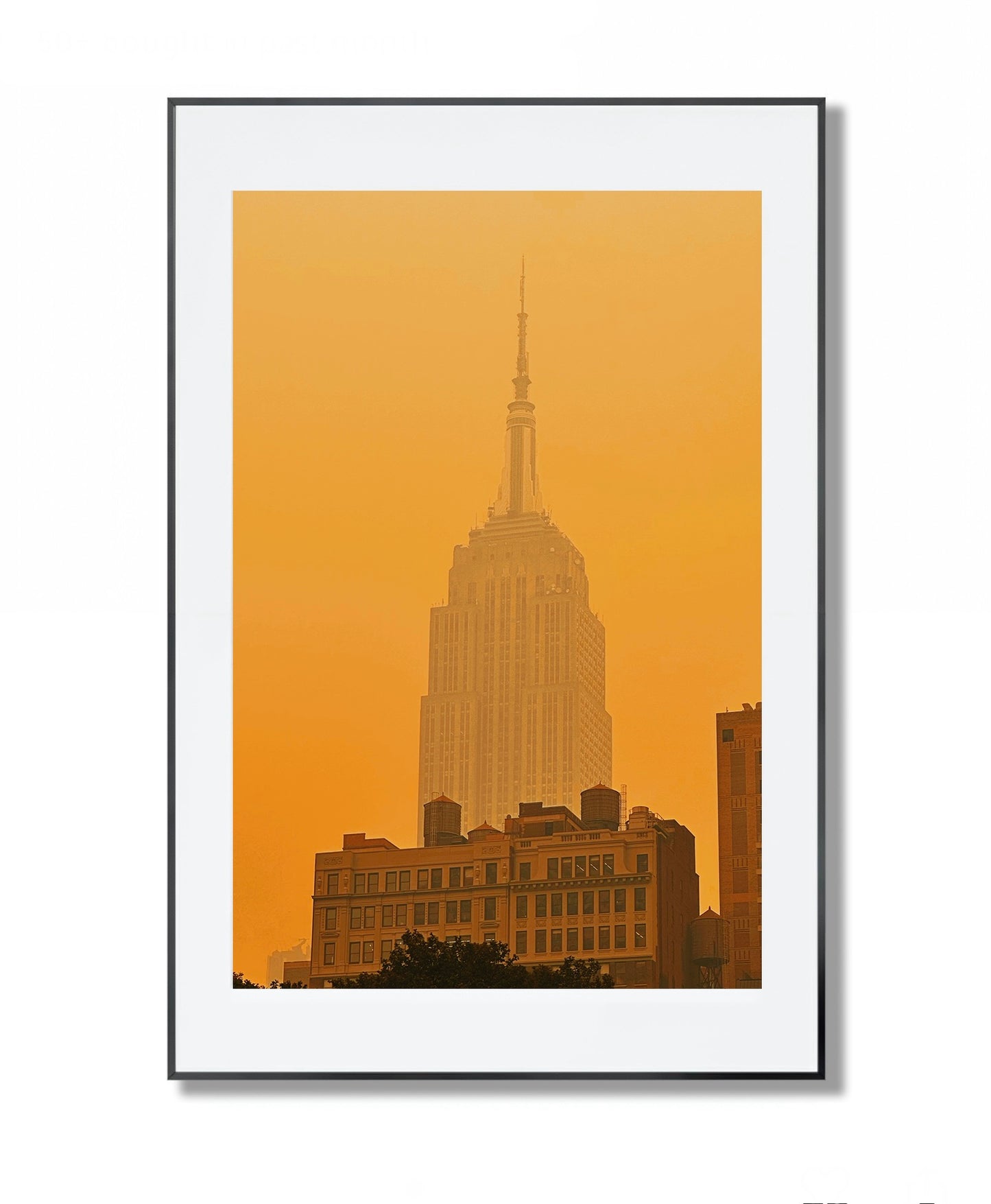 Empire State Under Canadian Smoke- Framed Photography Print