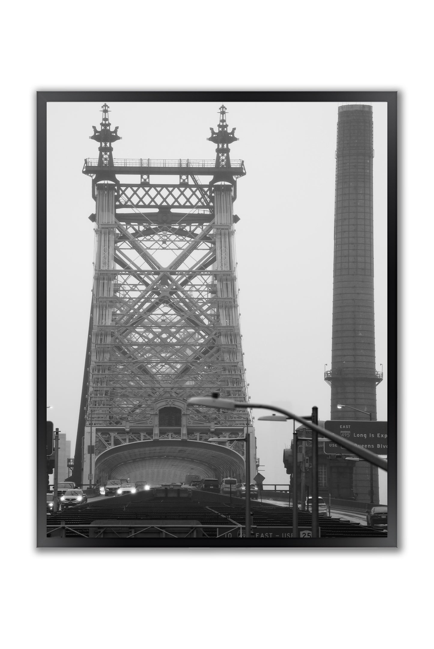 Iron Giant: Framed Queensboro Bridge - Framed Photography Print