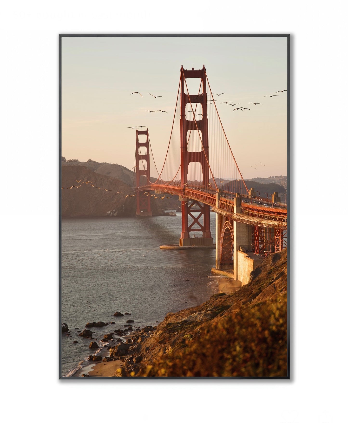 Golden Gates, San Francisco, California- Framed Photography Poster