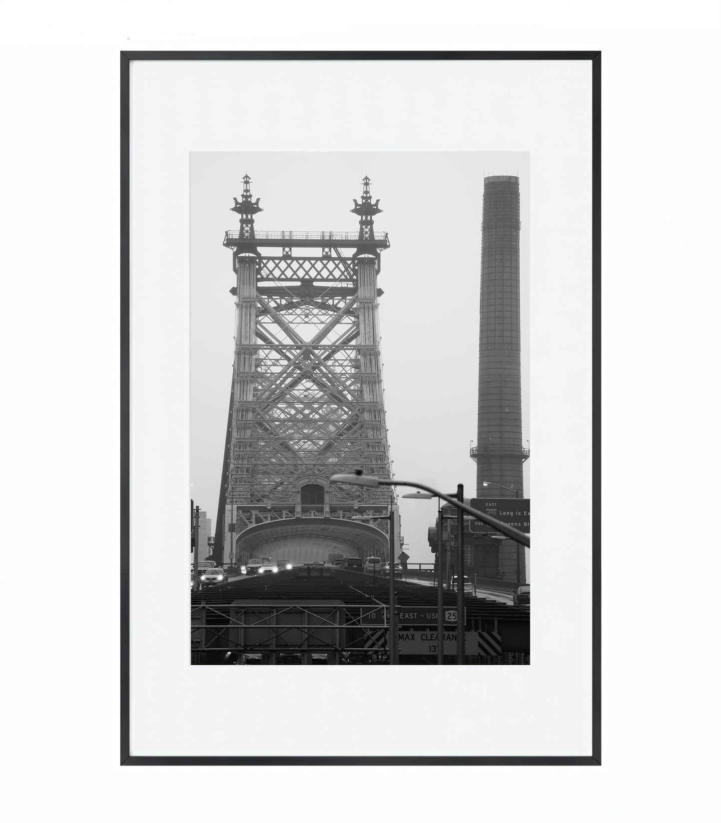 Iron Giant: Framed Queensboro Bridge - Framed Photography Print