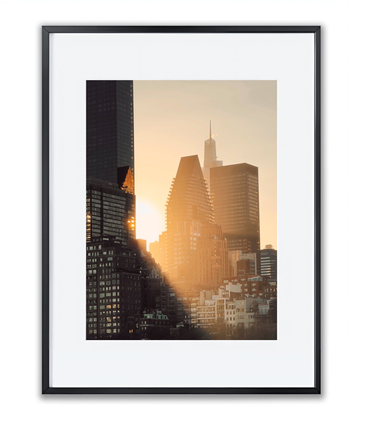 Manhattan Golden Hour - Framed Photography Print