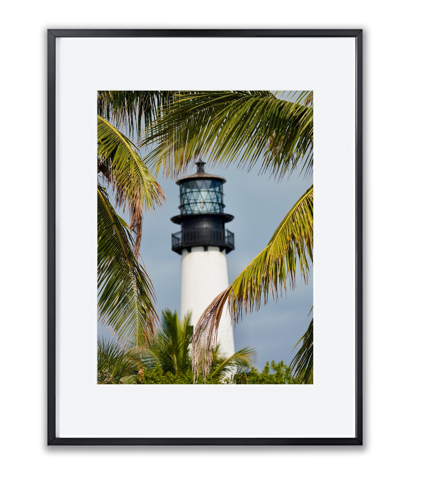 Cape Florida - Miami Lighthouse - Framed Photography Print