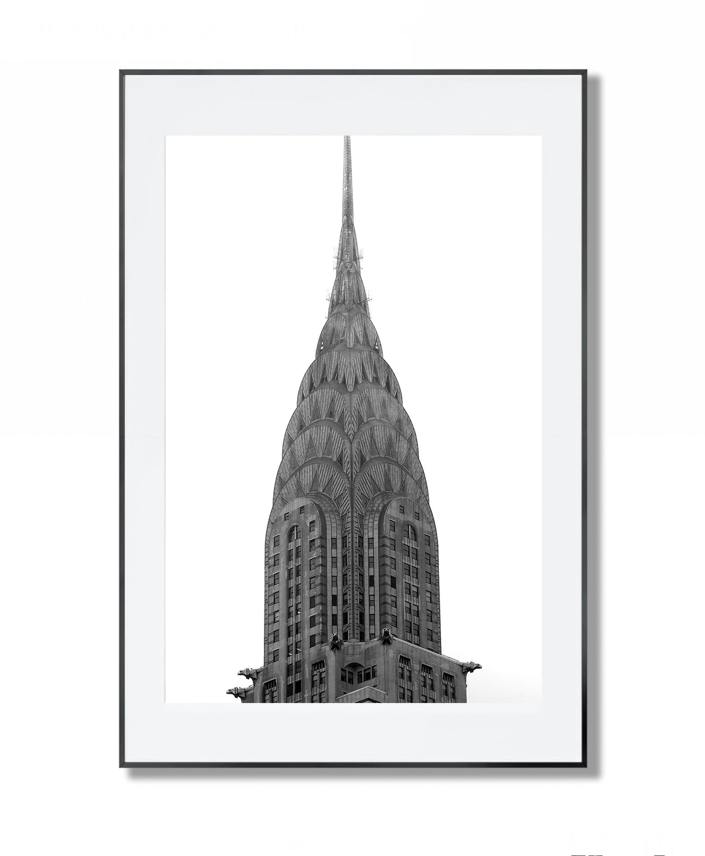 Skyscraper Jewel: Iconic Chrysler Building - Framed Photography Print